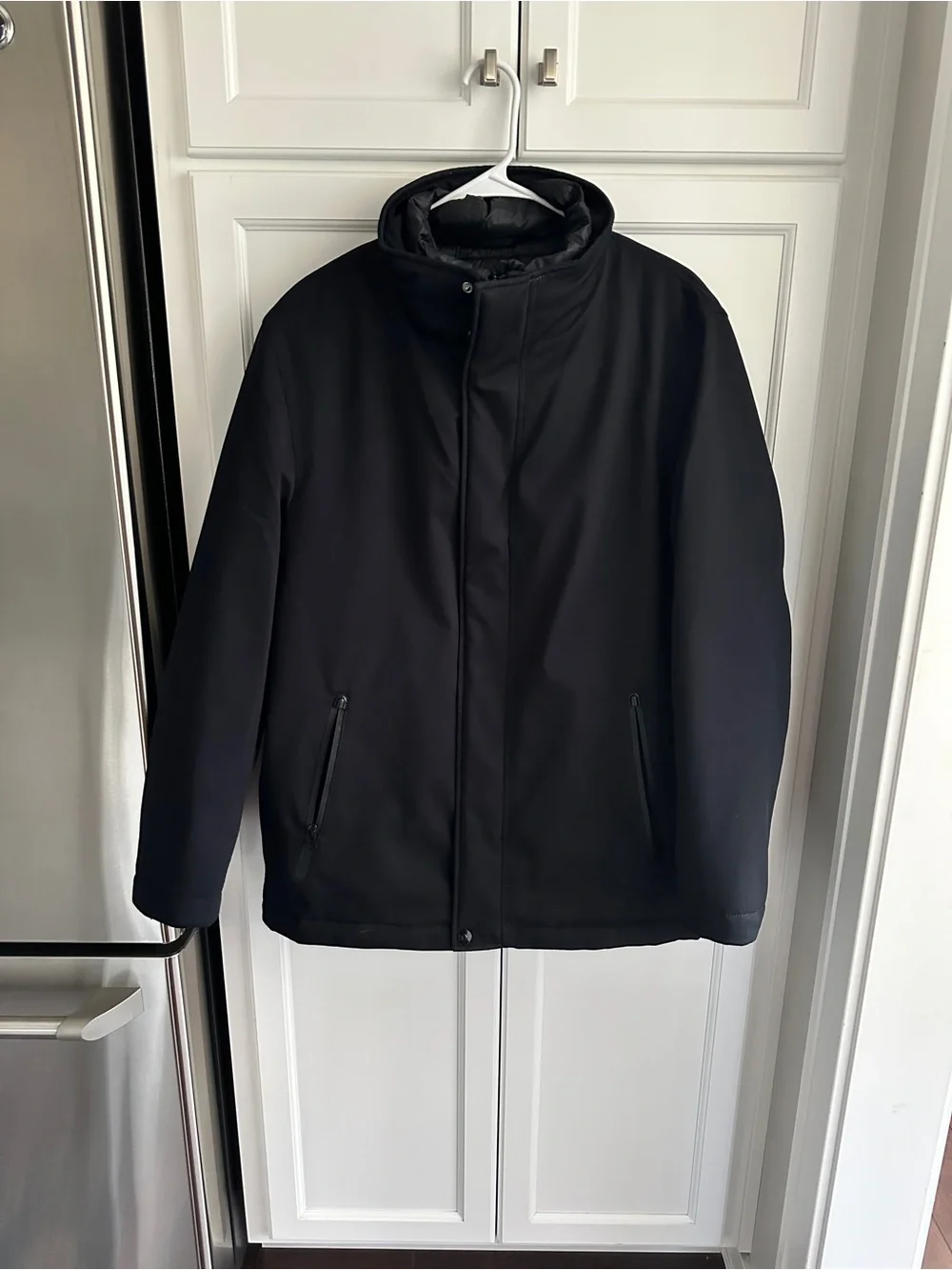 Bugatchi Water Repellent Twill Jacket with Bib Size L